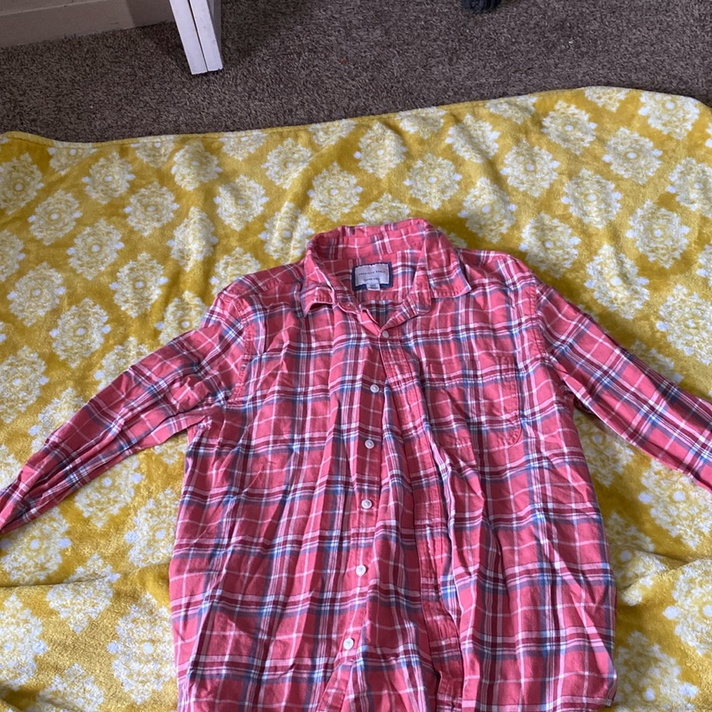 Pink button down